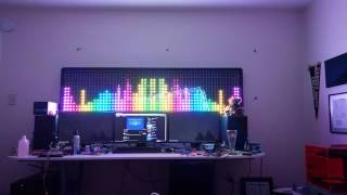 LED Music Visualizer  Rainbow Test [upl. by Berry817]