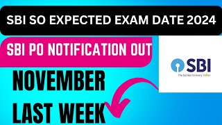 SBI PO 2024 Exam Date amp SBI SO Exam Date Expected by Gulnaaz fatima [upl. by Nigel]