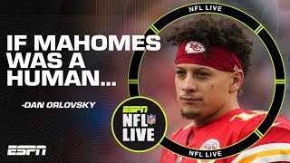 If Patrick Mahomes was human  Dan Orlovsky isnt concerned for Mahomes play in AFC Championship [upl. by Rhetta]