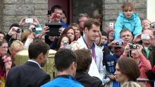 Andy Murray Dunblane Homecoming [upl. by Nevins364]