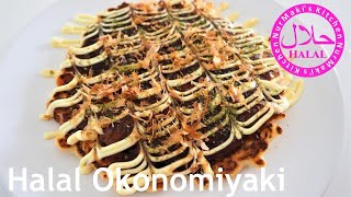 21 Halal Okonomiyaki Osakastyle Okonomiyaki  Nur Makis Kitchen [upl. by Eizzil149]