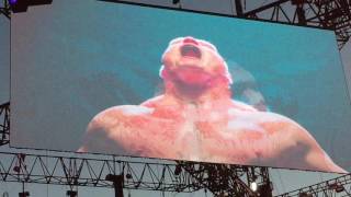 Brock Lesnar Entrance Wm 31 [upl. by Erlond]