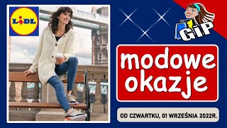 LIDL  Oferta od Czwartku 01092022  Moda Damska [upl. by Levy]