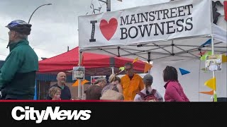 Community of Bowness in Calgary come together after water main break for Tour de Bowness [upl. by Isolda]