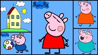 Peppa Pig Coloring Pages for Kids ► Peppa Pig Coloring Games ► Peppa Pig Coloring Book Part 01 [upl. by Renferd679]