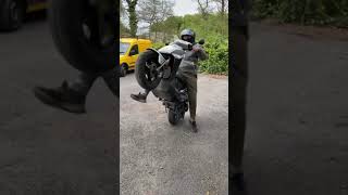 Kymco Agility 50cc moped wheelie [upl. by Aihsele]