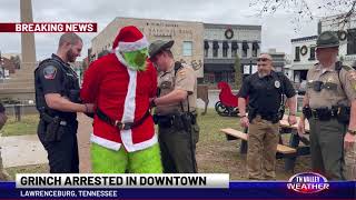 Special Report Police Capture Grinch in Lawrenceburg [upl. by Assilak]