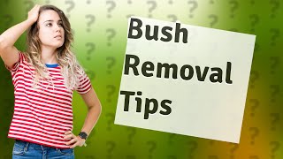 How to get rid of bushes in Farming Simulator 22 [upl. by Ilil422]