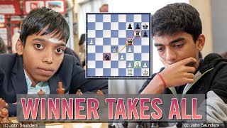 Winner Takes All  Gukesh D vs Praggnanandhaa R  Rejkjavik Open 2022 [upl. by Ahseeyt353]