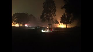 Fire forces evacuation of Silverado Resort hours after Safeway Open ended [upl. by Lebasy]