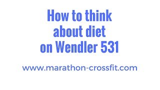 How to think about diet on Jim Wendler 531 [upl. by Llerahc396]