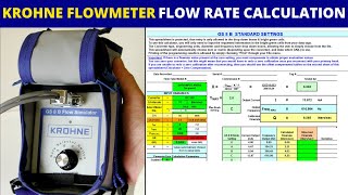 Calculate flow rate in Krohne Magnetic Flowmeter  GS 8 B Calculation Table Explained [upl. by Stultz]