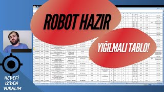 YKS Tercih Robotu Yığılmalı Tablo Herkesin ihtiyacına tek tablo yks tercihdanışmanlığı [upl. by Maxi29]