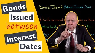 How to Account for Bonds Issued between Interest Dates [upl. by Hardin]