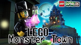 LEGO Monster Town Building Bricksburg [upl. by Nylknarf]