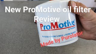 ProMotive oil filter Review [upl. by Enisamoht196]