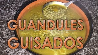 Receta Guandules Guisados Estilo Dominicano  Cocinando con Yolanda [upl. by Yenahteb167]