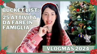 VLOGMAS 2024 attività in famiglia progetti e letture 🎄🧸 ep1 [upl. by Fidel]