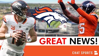 Denver Broncos Just Got A TRIPLE Dose Of Great News After Win vs Falcons [upl. by Valeta793]