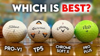 I was SHOCKED at the result Build My Bag  Golf Balls  Vice vs ProV1 vs TP5 vs Chrome Soft X [upl. by Shig935]