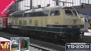 Breaking News vR BR218 blaubeige  DB Mitteleinstiegswagen yl  ZUSI3 Aerosoft Edition [upl. by Dempster]