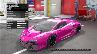 GTA 5 Zentorno Customization [upl. by Yrhcaz]