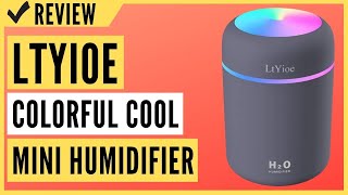 LtYioe Colorful Cool Mini Humidifier  LtYioe Humidifier Review [upl. by Fredie]