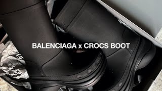 Balenciaga x Crocs Boot Review  Sizing Tryon amp Comfort [upl. by Yaja]