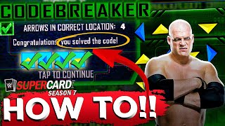 EASY WINS IN CODEBREAKER WWE SUPERCARD SEASON 7 [upl. by Corny]