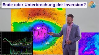 Ende oder Unterbrechung der Inversion Polarwirbel will quotUnruhequot Wettervorhersage 0814112024 [upl. by Esimorp747]