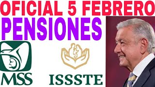 🥊5 FEBRERO INICIA PENSIÓN ISSSTE NUEVA INFORMACIÓN PENSIONADOS Y JUBILADOS 2024♥️ [upl. by Tnecillim71]