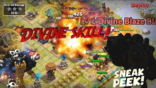 Clash of Lords 2  Pan Goli  DIVINE SKILL GAMEPLAY  Divine Blaze Blast  Evolve Skill [upl. by Kline]