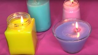 DIY Colorful Crayon Candles NO WAX [upl. by Hegarty]