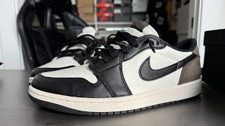 Air Jordan 1 Low Mocha On Feet Review [upl. by Marj]