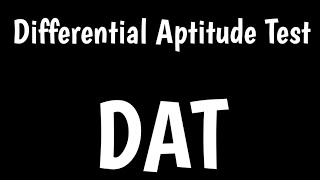 Differential Aptitude Test  DAT [upl. by Anej411]