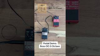 Pedal Demo for the Boss OC5 Octave BOSSinfoglobal [upl. by Angelita667]