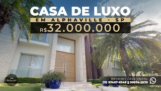 CASA DE LUXO EM ALPHAVILLE SP  RESIDENCIAL 01 [upl. by Leva]