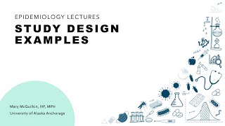 Examples of Study Designs Used in Epidemiology [upl. by Sungam188]