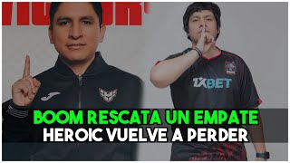 DOTA 2 BOOM RESCATA UN EMPATE Y HEROIC VUELVE A PERDER EN LA ELITE LEAGUE  Pancho Justo [upl. by Nehcterg]