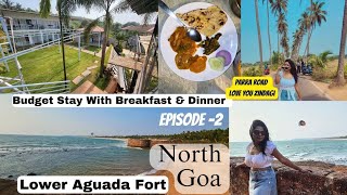 North Goa Tour 2024 Parra Coconut Tree Road Best Budget Stay At Morjim Beach ⛱️ Ep  2 [upl. by Cuda]