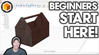 Getting Started with Fusion 360 Part 1  BEGINNERS START HERE [upl. by Elynad]