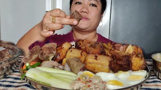 Vawk kawchhung chhum  vawksa kan  aidu  Vaipaden tui tak  Mizo mukbang [upl. by Tavi]