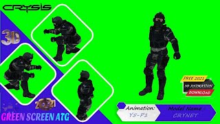 Green Screen 2024  Animation 3D  Free HD  Chroma Key Video Effects  Game Character VFX [upl. by Dugan848]