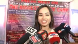 Kokrajhar Proneeta Swargiary of Assam talks about PSA Dance workshop [upl. by Codee]