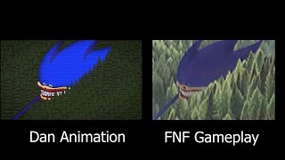 Shin Sonic Part 2  GameCover x FNF Animation Comparison [upl. by Roscoe]