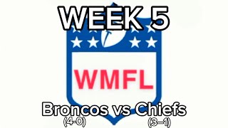 WEEK 5 Broncos vs Chiefs [upl. by Marcela399]