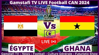 Egypte Vs Ghana En Direct CAN 2024 Commenté en temps réel  Gamstafi TV [upl. by Proulx]