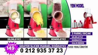 Grater Slicer Manuel Doğrayıcı Reklamı  Logosuz [upl. by Carbrey]