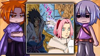 Team Taka React To Sasuke And Sakura  Gacha Raect [upl. by Ianaj]