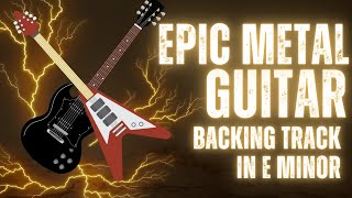 Metal Backing Track In E Minor 130 BPM [upl. by Maryl]